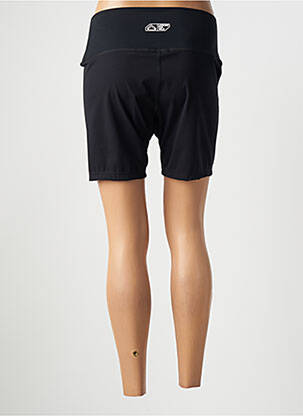 Bermuda taille élastique taille normale noir LOOKING FOR WILD femme