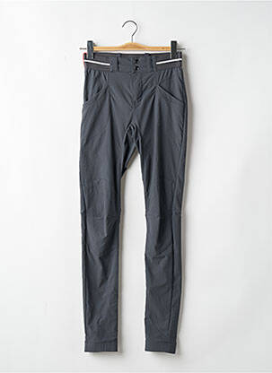 Pantalon slim taille élastique taille normale gris LOOKING FOR WILD femme