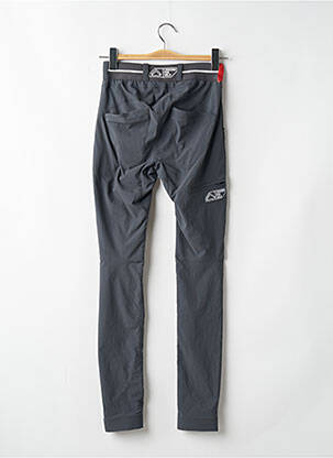 Pantalon slim taille élastique taille normale gris LOOKING FOR WILD femme