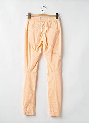 Pantalon slim taille élastique taille normale orange LOOKING FOR WILD femme