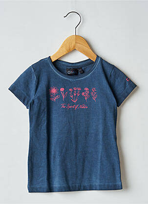 T-shirt bleu CMP pour fille