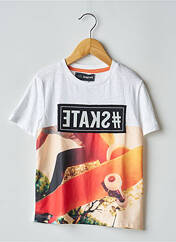 T-shirt blanc DESIGUAL pour garçon seconde vue