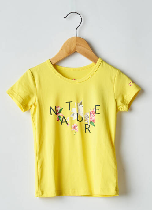 T-shirt jaune CMP pour fille