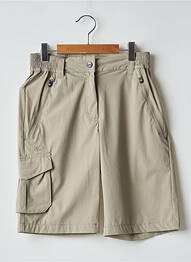 Bermuda taille élastique taille normale beige CMP femme