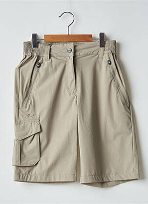 Bermuda taille élastique taille normale beige CMP femme