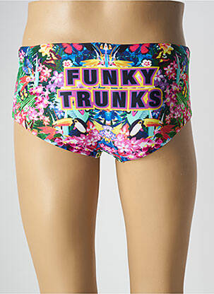 Slip de bain imprimé tie and dye rouge FUNKY TRUNKS homme