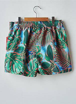Short de bain imprimé tie and dye vert SPEEDO homme