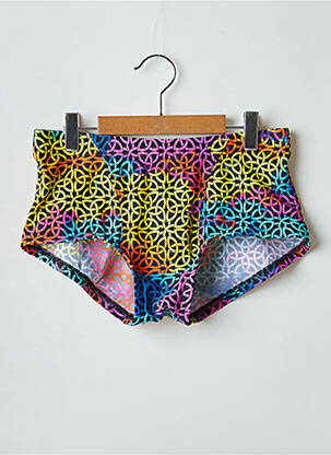 Slip de bain effet matière satinée jaune FUNKY TRUNKS homme