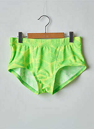 Slip de bain effet matière satinée vert FUNKY TRUNKS homme