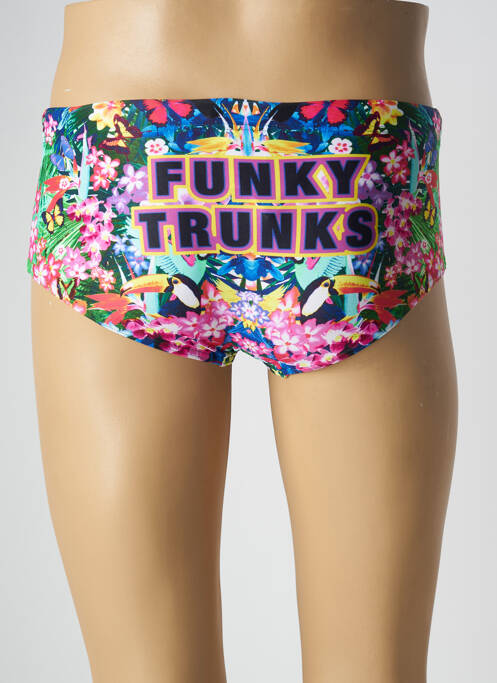 Slip de bain imprimé tie and dye rouge FUNKY TRUNKS homme