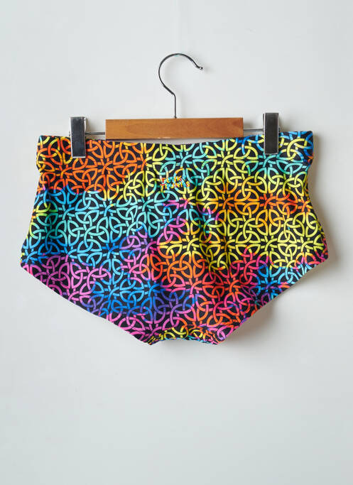 Slip de bain effet matière satinée jaune FUNKY TRUNKS homme