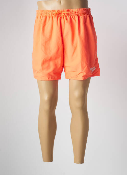 Short de bain orange SPEEDO pour homme
