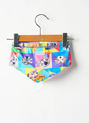 Slip de bain imprimé fantaisie bleu FUNKY TRUNKS garçon