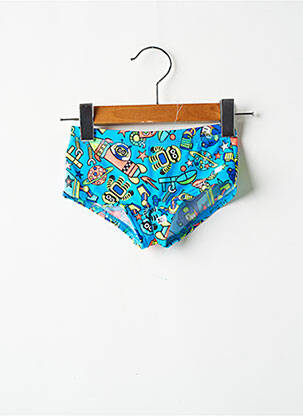 Slip de bain imprimé fantaisie bleu FUNKY TRUNKS garçon