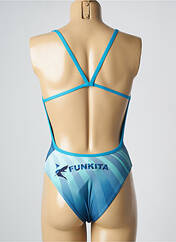 Maillot de bain 1 pièce bleu FUNKITA pour femme seconde vue