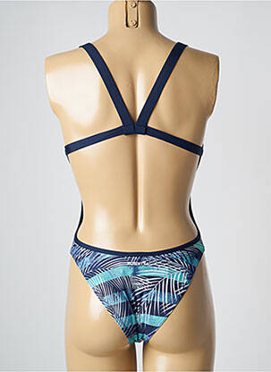 Maillot de bain 1 pièce imprimé fantaisie brassieres bleu FUNKITA femme