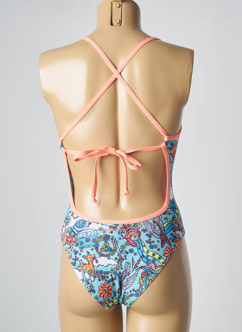 Maillot de bain 1 pièce bleu FUNKITA femme