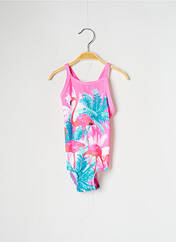 Maillot de bain 1 pièce rose FUNKITA pour fille seconde vue