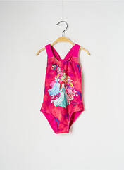 Maillot de bain 1 pièce rose SPEEDO pour fille seconde vue