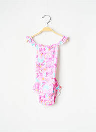Maillot de bain 1 pièce imprimé animal rose SPEEDO fille