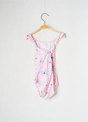 Maillot de bain 1 pièce tissage satiné rose SPEEDO fille