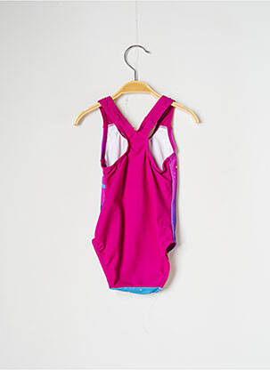 Maillot de bain 1 pièce tissage satiné violet SPEEDO fille