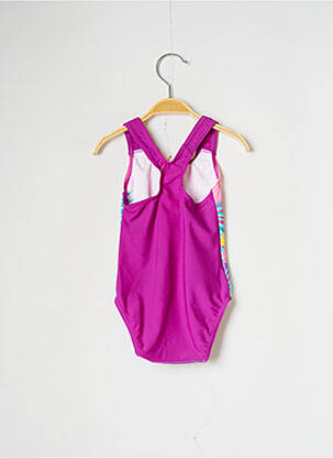 Maillot de bain 1 pièce tissage satiné violet SPEEDO fille