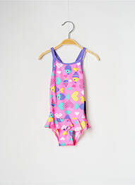 Maillot de bain 1 pièce imprimé animal rose FUNKITA fille