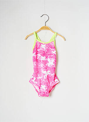 Maillot de bain 1 pièce imprimé animal rose FUNKITA fille