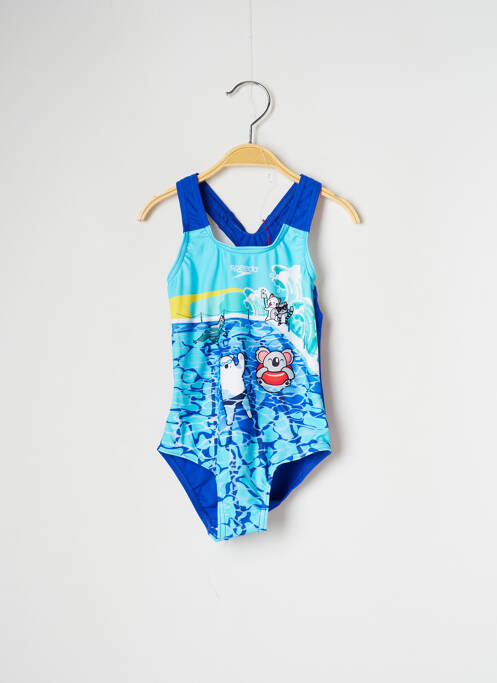 Maillot de bain 1 pièce bleu SPEEDO pour fille