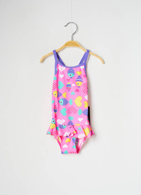 Maillot de bain 1 pièce rose FUNKITA pour fille