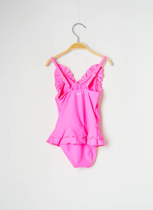 Maillot de bain 1 pièce rose HAUTE PRESSION pour fille