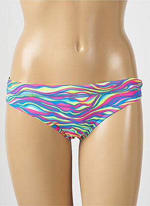 Bas de maillot de bain imprimé fantaisie culotte jaune FUNKITA femme