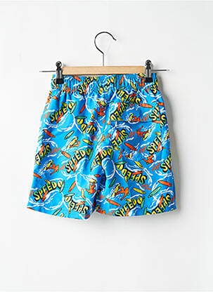 Short de bain effet matière satinée bleu SPEEDO garçon