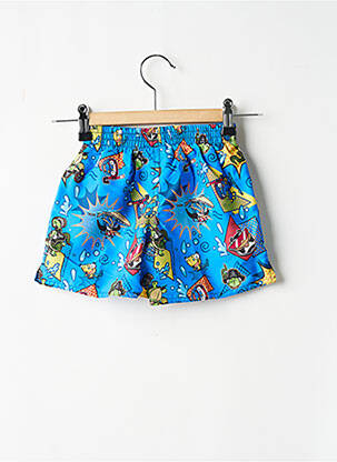 Short de bain effet matière satinée bleu SPEEDO garçon