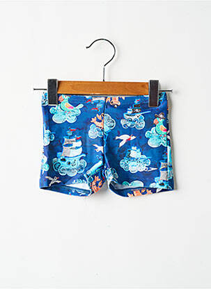 Short de bain effet matière satinée bleu SPEEDO garçon