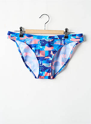 Bas de maillot de bain imprimé fantaisie culotte bleu FUNKITA femme