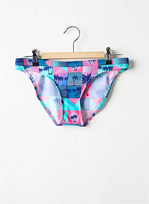 Bas de maillot de bain imprimé tie and dye culotte bleu FUNKITA femme