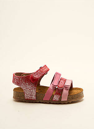 Sandales/Nu pieds rose PLAKTON pour fille
