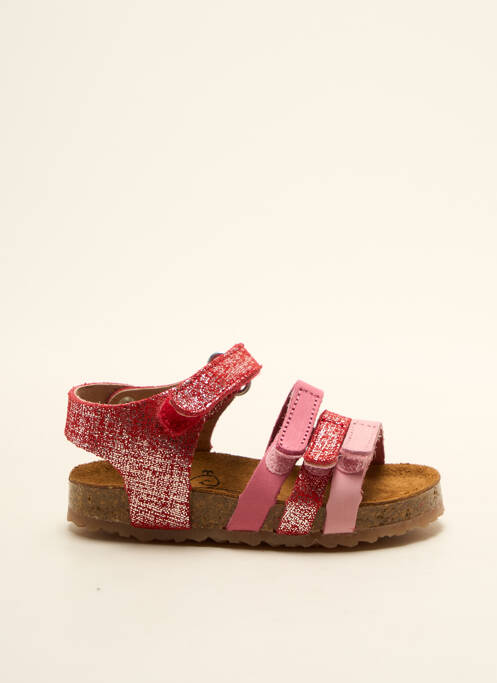 Sandales/Nu pieds rose PLAKTON pour fille