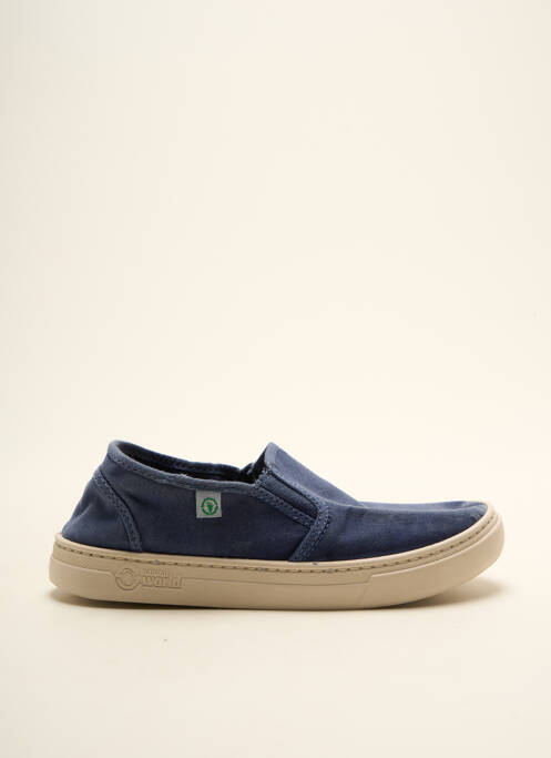 Slip ons bleu NATURAL WORLD pour garçon