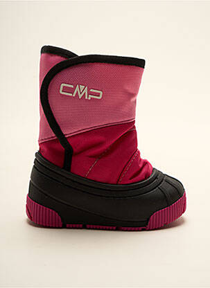 Bottines/boots fourrée bout rond rose CMP fille
