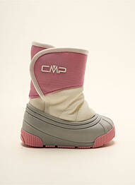 Bottines/boots matière lisse bout rond rose CMP fille