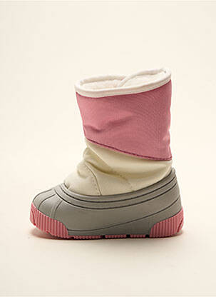 Bottines/boots matière lisse bout rond rose CMP fille