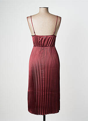 Robe courte col rond fines bretelles rouge LES P'TITES BOMBES femme