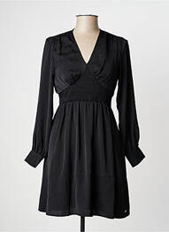 Robe courte manches longues manches longues noir LES P'TITES BOMBES femme