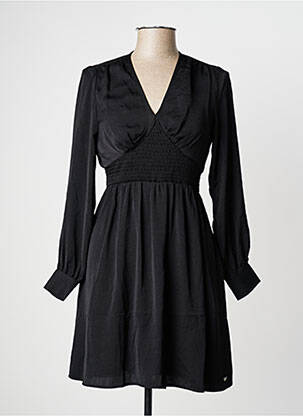 Robe courte manches longues manches longues noir LES P'TITES BOMBES femme