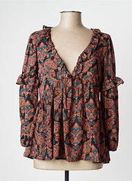 Blouse manches longues manches longues noir MOLLY BRACKEN femme