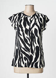 Chemisier manches courtes manches courtes noir STREET ONE femme