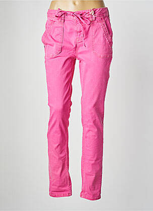 Jeans coupe slim stretch taille normale rose STREET ONE femme